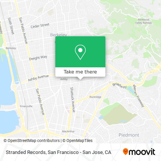 Stranded Records map