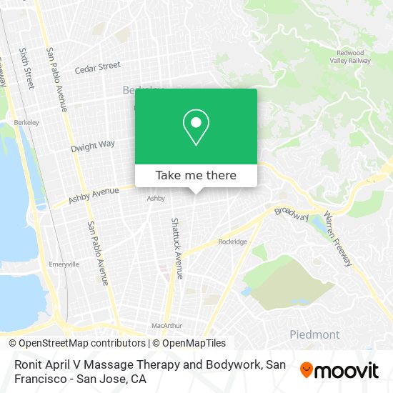 Ronit April V Massage Therapy and Bodywork map