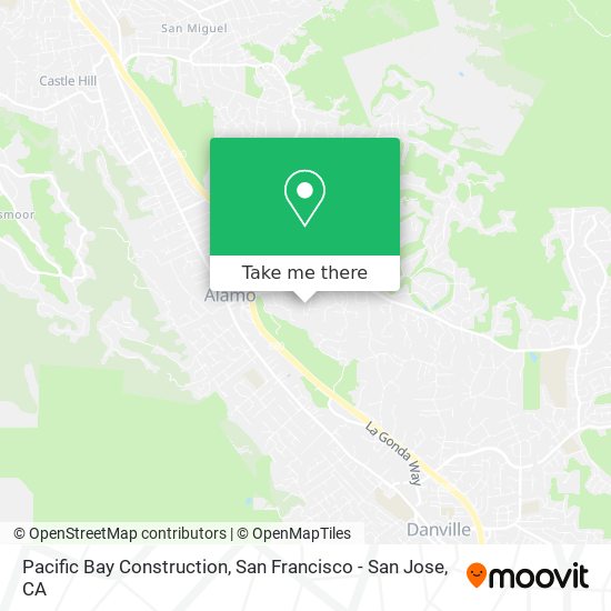 Pacific Bay Construction map