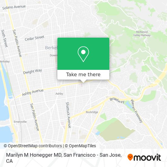 Marilyn M Honegger MD map