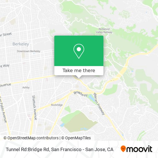 Mapa de Tunnel Rd:Bridge Rd