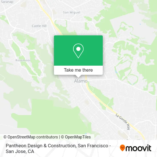 Mapa de Pantheon Design & Construction