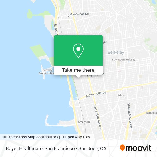 Bayer Healthcare map