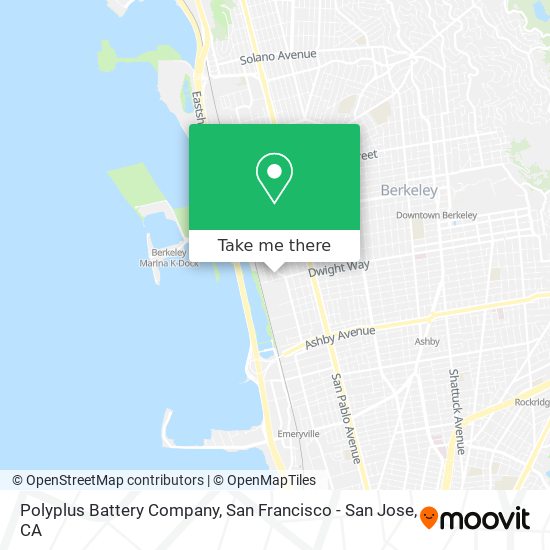 Polyplus Battery Company map