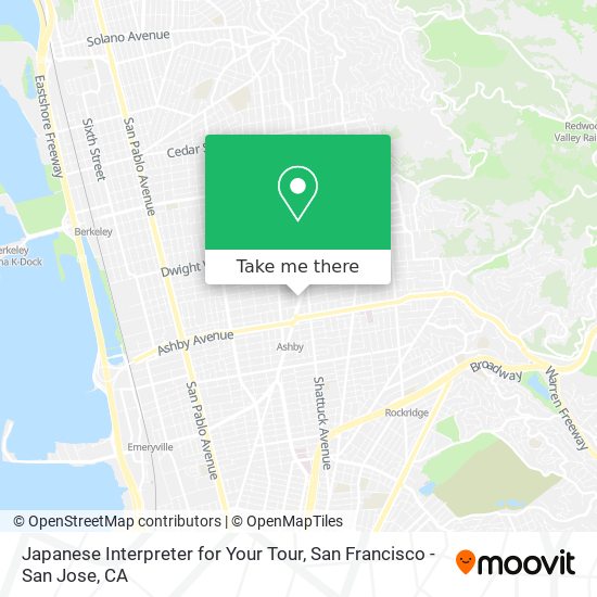 Japanese Interpreter for Your Tour map
