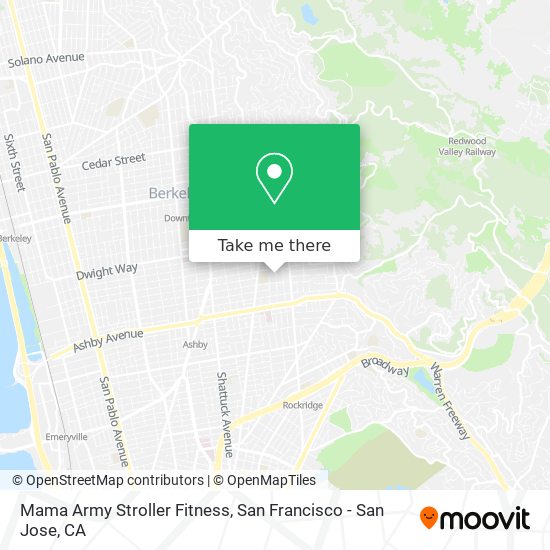 Mama Army Stroller Fitness map