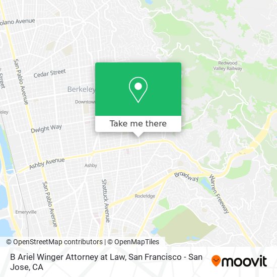 B Ariel Winger Attorney at Law map