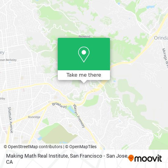 Making Math Real Institute map