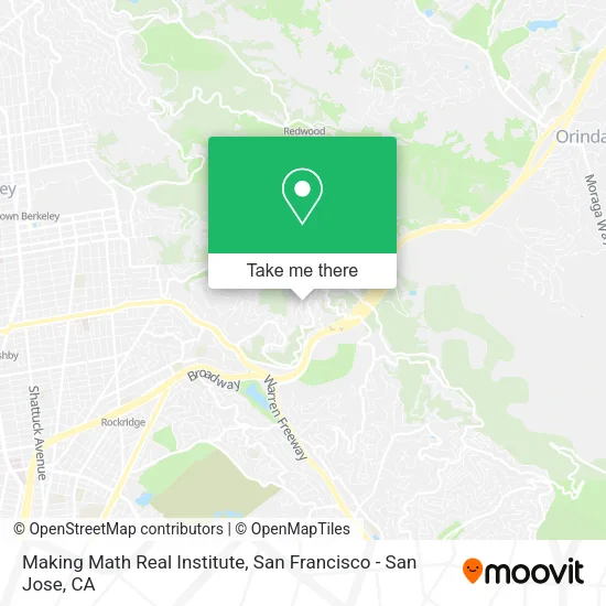 Mapa de Making Math Real Institute