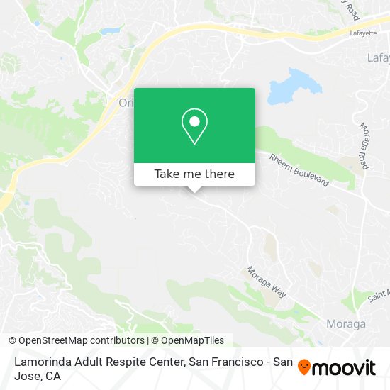 Mapa de Lamorinda Adult Respite Center