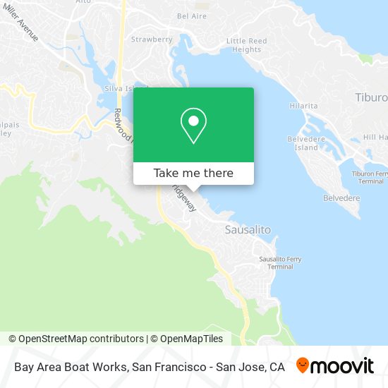 Mapa de Bay Area Boat Works