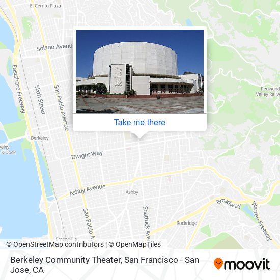 Mapa de Berkeley Community Theater