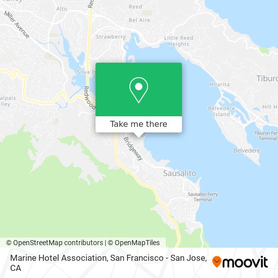 Marine Hotel Association map