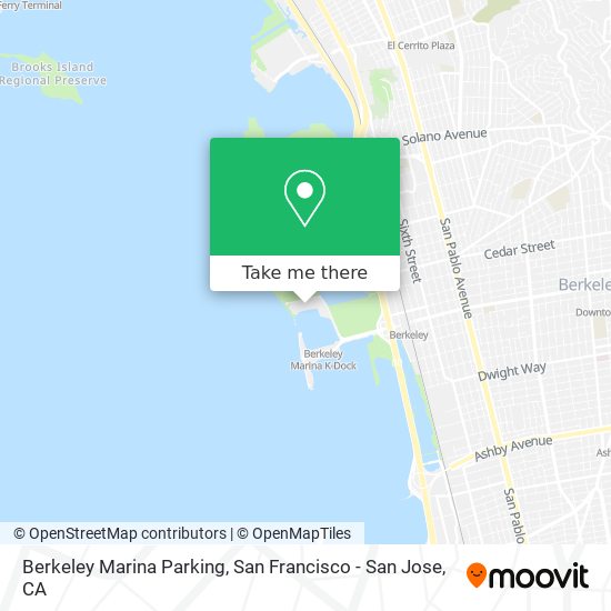 Mapa de Berkeley Marina Parking