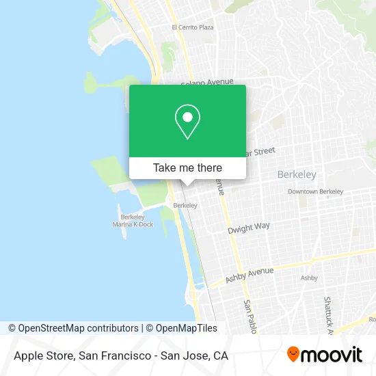 Mapa de Apple Store