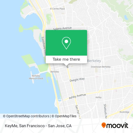 KeyMe map