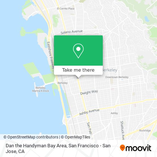 Mapa de Dan the Handyman Bay Area