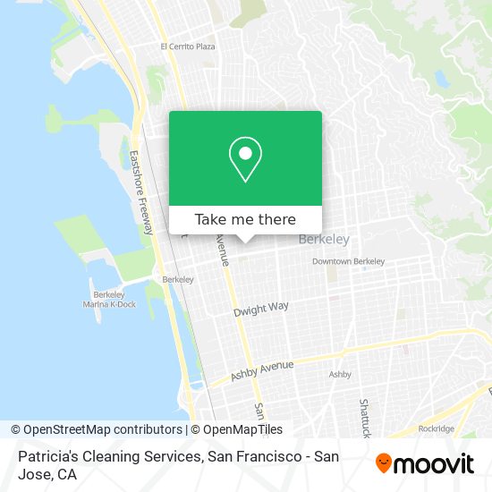Patricia's Cleaning Services map
