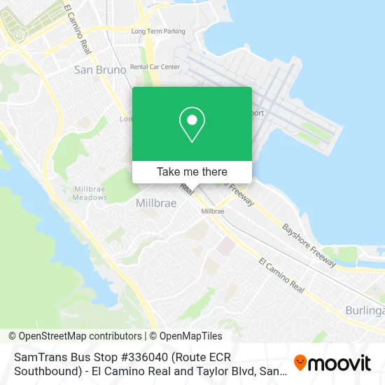 How to Get to SamTrans Bus Stop #336040 (Route ECR Southbound) - El ...