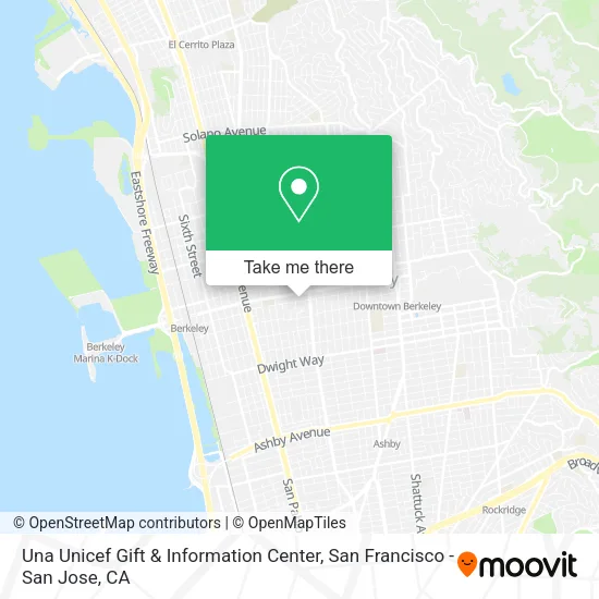 Mapa de Una Unicef Gift & Information Center
