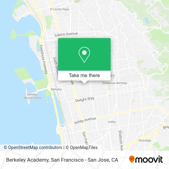 Berkeley Academy map