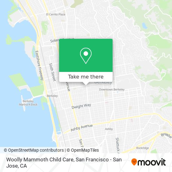 Mapa de Woolly Mammoth Child Care