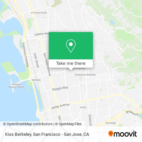 Mapa de Kiss Berkeley