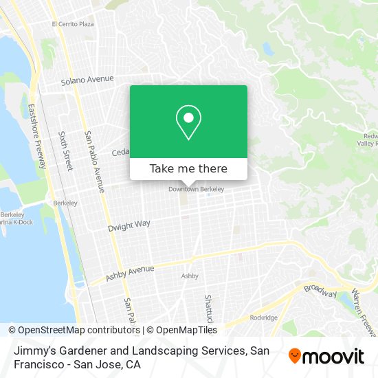 Jimmy's Gardener and Landscaping Services map