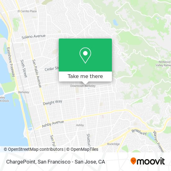 Mapa de ChargePoint