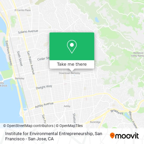 Institute for Environmental Entrepreneurship map