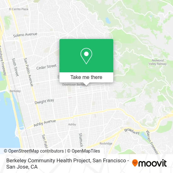Mapa de Berkeley Community Health Project