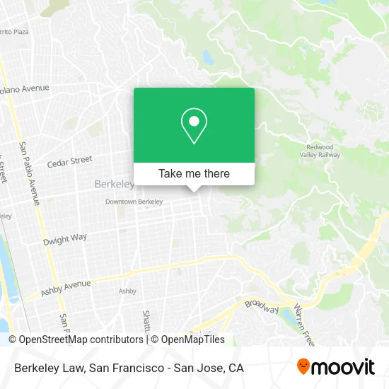 Mapa de Berkeley Law