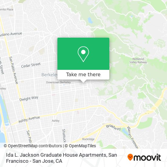 Ida L. Jackson Graduate House Apartments map