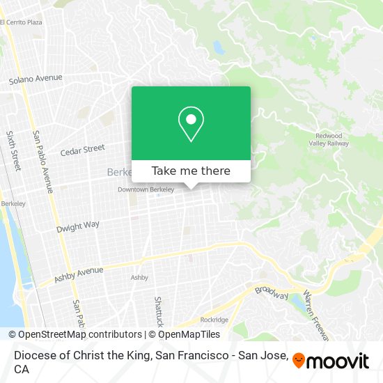 Diocese of Christ the King map