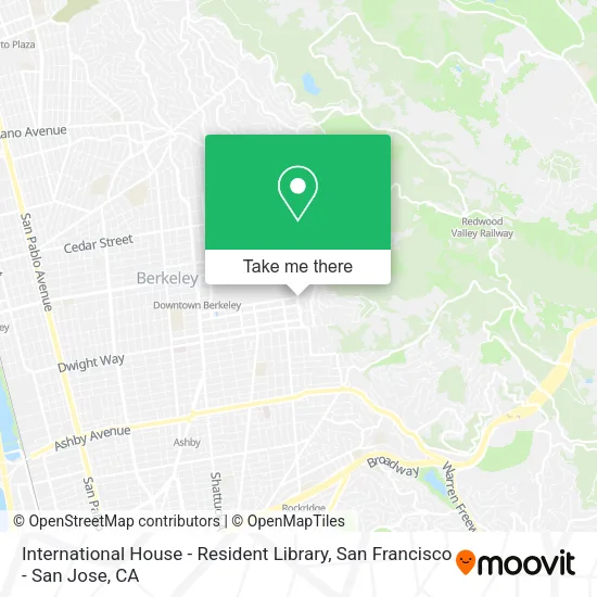 Mapa de International House - Resident Library