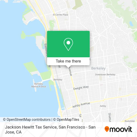 Mapa de Jackson Hewitt Tax Service