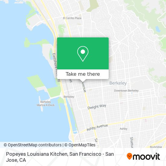 Popeyes Louisiana Kitchen map