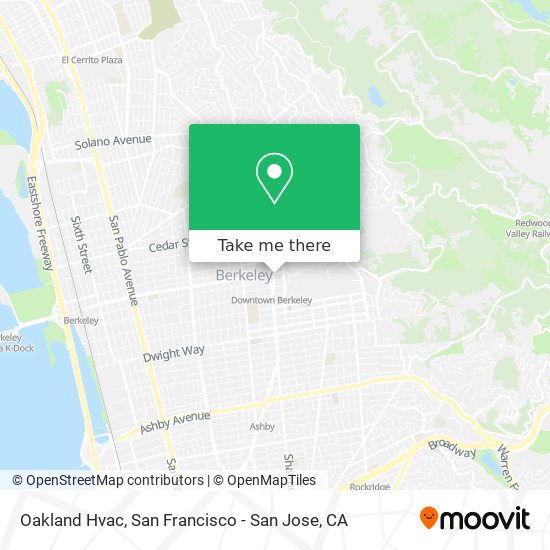 Mapa de Oakland Hvac