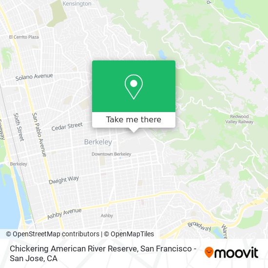 Mapa de Chickering American River Reserve