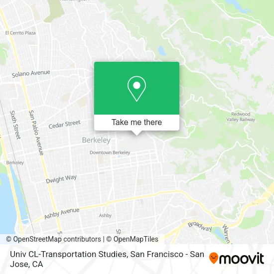 Mapa de Univ CL-Transportation Studies