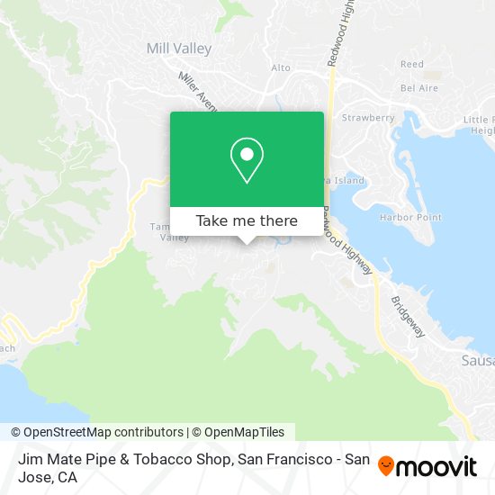 Jim Mate Pipe & Tobacco Shop map