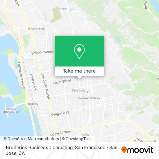 Broderick Business Consulting map