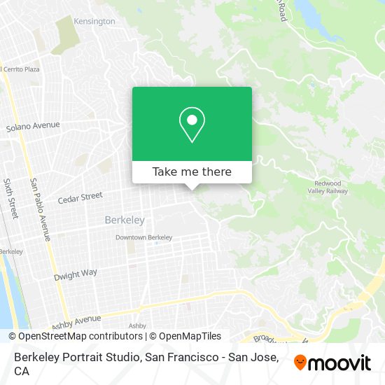 Berkeley Portrait Studio map