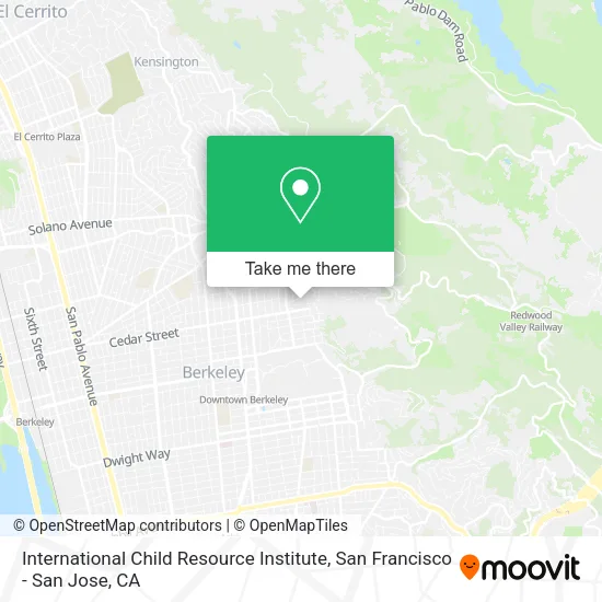 Mapa de International Child Resource Institute