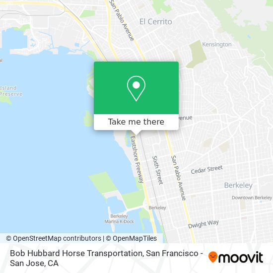 Bob Hubbard Horse Transportation map