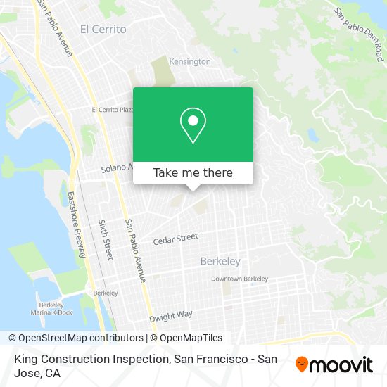 Mapa de King Construction Inspection