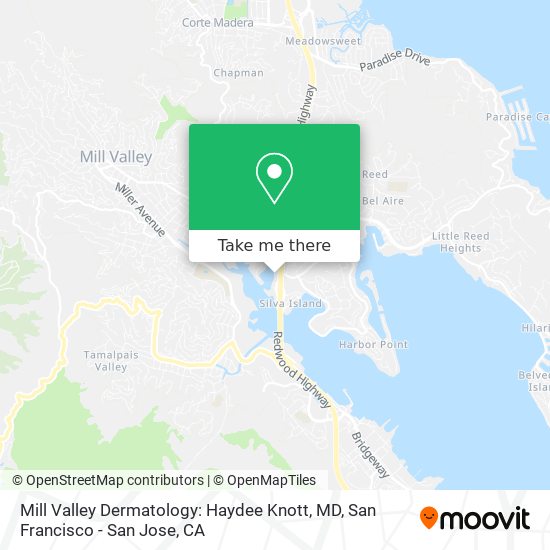 Mill Valley Dermatology: Haydee Knott, MD map