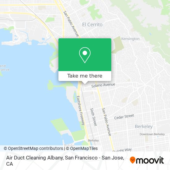 Mapa de Air Duct Cleaning Albany