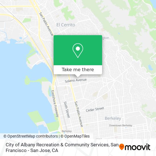 Mapa de City of Albany Recreation & Community Services