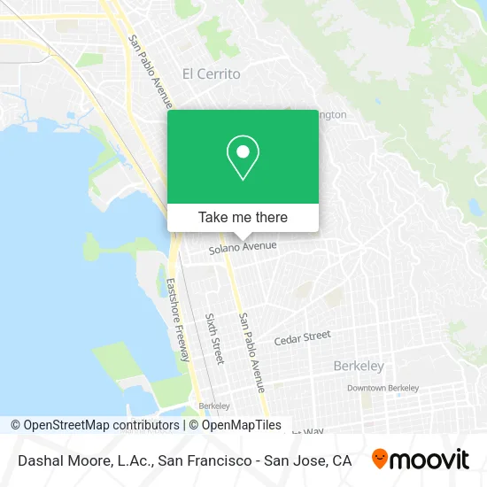 Mapa de Dashal Moore, L.Ac.